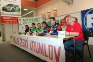 Rallye Český Krumlov: Tisková konference před startem